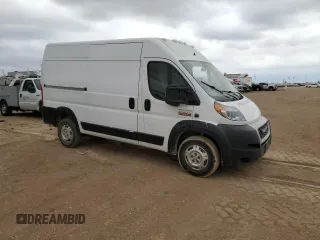 2019 Ram ProMaster Cargo with VIN 3C6TRVCG3KE509798, listed as a Copart auction lot 75302784 with 254,796 mi miles and Salvage Title. Bid and sale history available at DreamBid. Image 4.
