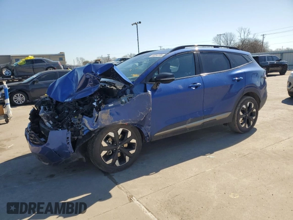 2024 Kia Sportage X-Line with VIN 5XYK6CDF0RG182894, listed as a Copart auction lot 48264185 with 20,899 mi miles and Salvage Title. Bid and sale history available at carsss.com. Image 1.
