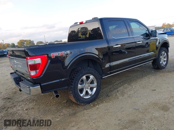 2022 Ford F-150 XL with VIN 1FTFW1E88NFA58181, listed as a IAAI auction lot 40763083 with 39,440 mi miles. Bid and sale history available at carsss.com. Image 4.