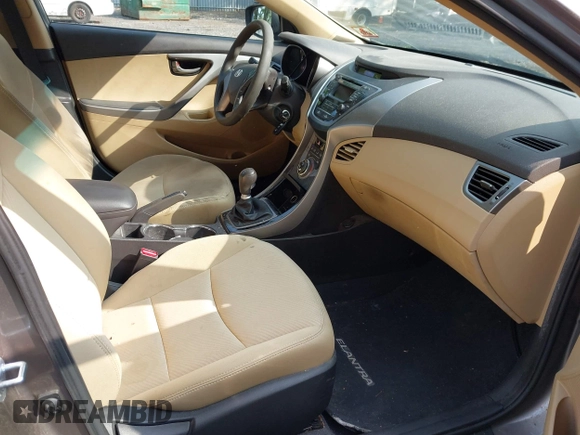 2013 Hyundai Elantra Limited z VIN 5NPDH4AE5DH245137, wystawiony jako IAAI lot #42372752 z przebiegiem 80 356 mil mil oraz . Historia ofert i sprzedaży dostępna na DreamBid. Obrazek 5.