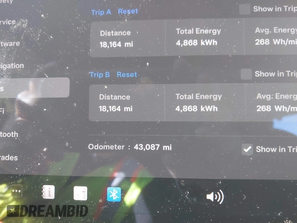 2021 Tesla Model 3 Long Range with VIN 5YJ3E1EBXMF868965, listed as a IAAI auction lot 41548119 with 43,087 mi miles and . Bid and sale history available at DreamBid. Image 15.