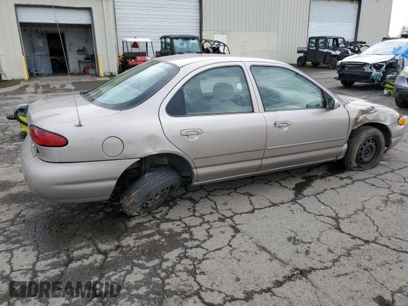 1996 Ford Contour with VIN 3FALP6535TM129390, listed as a Copart auction lot 73338064 with 87,588 mi miles and Salvage title. Bid and sale history available at DreamBid. Image 3.