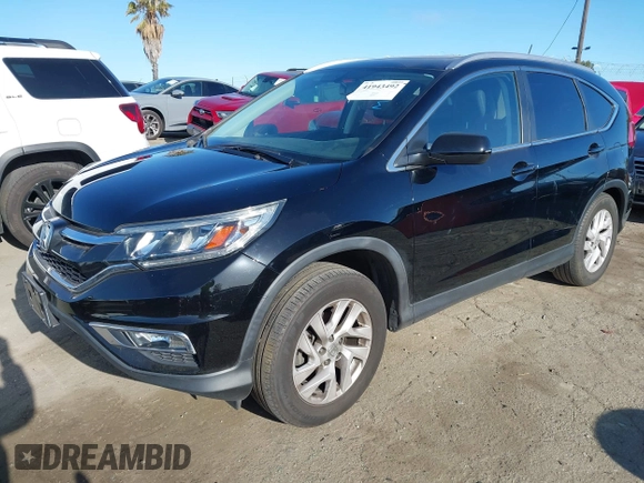 2015 Honda CR-V EX-L with VIN 2HKRM3H78FH506556, listed as a IAAI auction lot 41943492 with 100,405 mi miles. Bid and sale history available at carsss.com. Image 17.