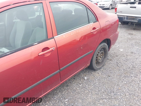 2005 Toyota Corolla CE with VIN 2T1BR32E95C328345, listed as a IAAI auction lot 42012789 with 168,533 mi miles and . Bid and sale history available at DreamBid. Image 6.