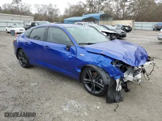 2024 Acura Integra w/A-Spec Package with VIN 19UDE4H31RA027578, listed as a Copart auction lot 86134894 with 15,669 mi miles and Salvage Title. Bid and sale history available at carsss.com. Image 4.