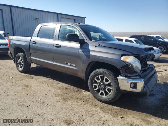 2016 Toyota Tundra 4WD Truck SR5 with VIN 5TFDW5F15GX579100, listed as a Copart auction lot 42696455 with NaN miles and Salvage Title. Bid and sale history available at carsss.com. Image 4.