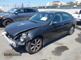 2005 Infiniti G35 with VIN JNKCV51E75M225441, listed as a IAAI auction lot 42223278 with 210,293 mi miles and . Bid and sale history available at carsss.com. Image 2.