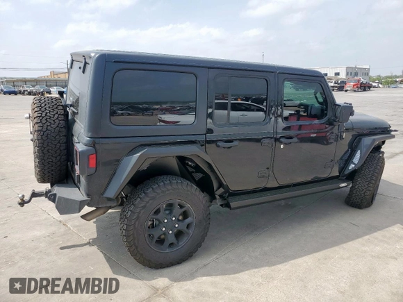 2021 Jeep Wrangler Unlimited Sport S with VIN 1C4HJXDN0MW859686, listed as a Copart auction lot 51352355 with 49,984 mi miles and Salvage Title. Bid and sale history available at carsss.com. Image 3.
