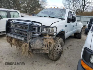 2002 Ford F-350 XL z VIN 1FTWW33F82EB40894, wystawiony jako Copart lot #48210575 z przebiegiem Nie podano mil oraz Szkoda całkowita • Salvage title. Historia ofert i sprzedaży dostępna na DreamBid. Obrazek 1.