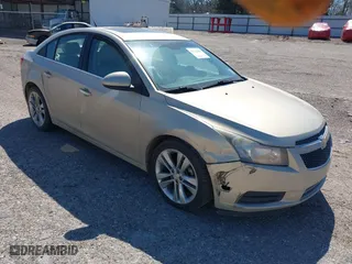2011 Chevrolet Cruze LTZ with VIN 1G1PH5S99B7210812, listed as a IAAI auction lot 41741428 with 157,864 mi miles. Bid and sale history available at carsss.com. Image 1.