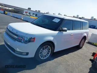 2016 Ford Flex SEL with VIN 2FMHK6C85GBA12635, listed as a IAAI auction lot 40715147 with 104,573 mi miles. Bid and sale history available at carsss.com. Image 14.
