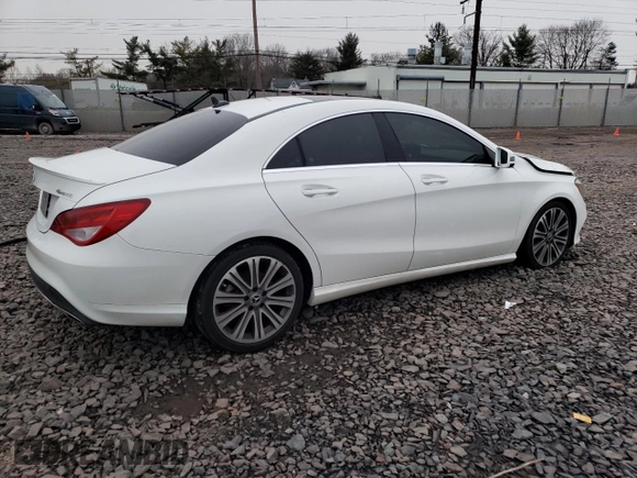 2018 Mercedes-Benz CLA 250 with VIN WDDSJ4GB9JN631330, listed as a Copart auction lot 38468954 with Not Provided miles and . Bid and sale history available at DreamBid. Image 3.
