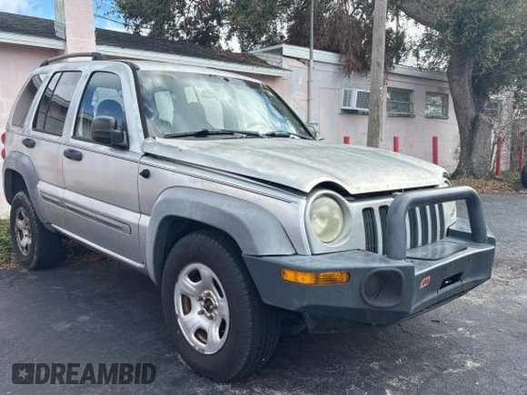 2002 Jeep Liberty Sport with VIN 1J4GL48K72W243074, listed as a Copart auction lot 47081875 with 127,178 mi miles and Clean Title. Bid and sale history available at carsss.com. Image 1.