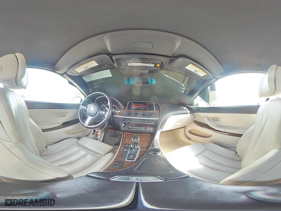 2017 BMW 6 Series 640i with VIN WBA6F1C52HGT83574, listed as a Copart auction lot 46136995 with 54,084 mi miles and Salvage Title. Bid and sale history available at carsss.com. Image 13.