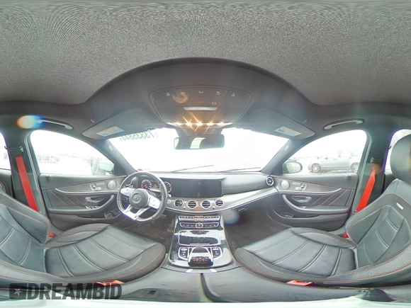 2019 Mercedes-Benz E-Class AMG E 53 with VIN WDDZF6BBXKA571859, listed as a Copart auction lot 73335844 with 55,141 mi miles and Salvage Title. Bid and sale history available at carsss.com. Image 12.