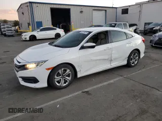 2017 Honda Civic LX with VIN 19XFC2F58HE021715, listed as a Copart auction lot 88125025 with 86,058 mi miles and Salvage Title. Bid and sale history available at DreamBid. Image 1.