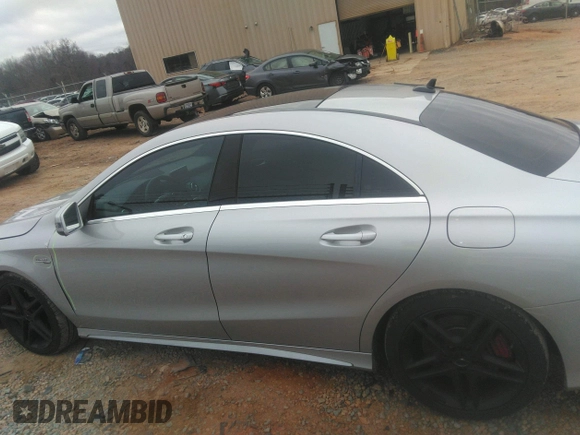 2014 Mercedes-Benz CLA 45 AMG with VIN WDDSJ5CB5EN105567, listed as a IAAI auction lot 41457747 with 94,538 mi miles and . Bid and sale history available at DreamBid. Image 15.