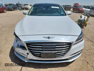 2018 Genesis G80 3.8L with VIN KMHGN4JE6JU216605, listed as a Copart auction lot 61950305 with 34,919 mi miles and Salvage title. Bid and sale history available at DreamBid. Image 5.