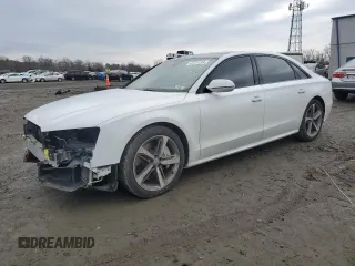 2018 Audi A8 L with VIN WAU44AFD9JN000764, listed as a Copart auction lot 43721224 with 58,686 mi miles. Bid and sale history available at carsss.com. Image 1.
