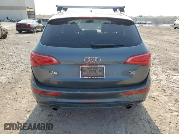 2012 Audi Q5 Prestige с VIN WA1WKAFP9CA130995, выставлен на аукционе Copart как лот 58987325 с пробегом 130 714 миль миль и Списание • Salvage title. История ставок и продаж доступна на DreamBid. Изображение 6.