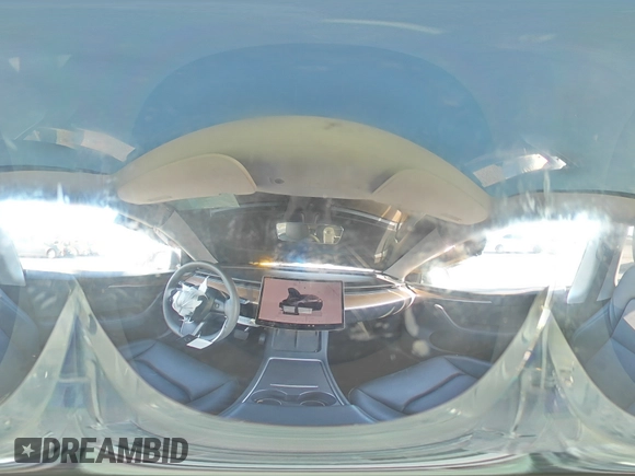 2024 Tesla Model Y with VIN 7SAYGDED7RF056973, listed as a Copart auction lot 87139214 with 15,391 mi miles and Salvage Title. Bid and sale history available at DreamBid. Image 13.