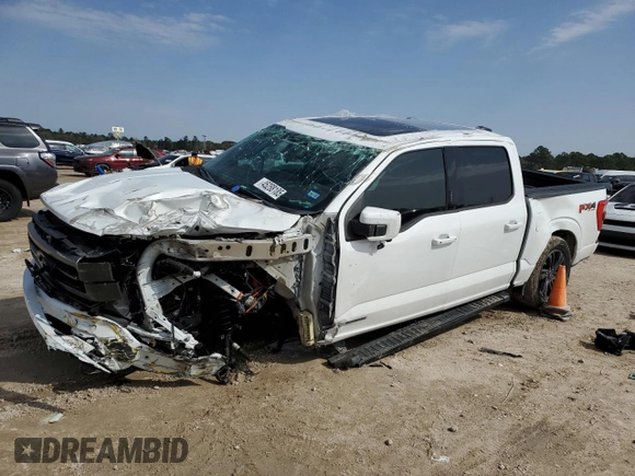 2022 Ford F-150 XL with VIN 1FTFW1ED2NFA67195, listed as a Copart auction lot 45288185 with 57,295 mi miles and Non Repairable. Bid and sale history available at carsss.com. Image 1.