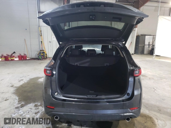 2025 Mazda CX-5 2.5 S Preferred Package with VIN JM3KFBCL5S0571972, listed as a Copart auction lot 43577985 with 3,363 mi miles and Salvage Title. Bid and sale history available at carsss.com. Image 6.