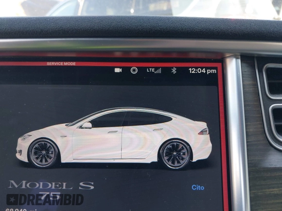 2016 Tesla Model S 70 with VIN 5YJSA1E16GF164264, listed as a IAAI auction lot 40976293 with 68,940 mi miles and . Bid and sale history available at DreamBid. Image 15.