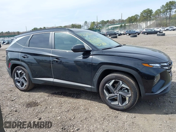 2024 Hyundai Tucson SEL Convenience with VIN KM8JCCD18RU201968, listed as a IAAI auction lot 42128673 with 6,542 mi miles and . Bid and sale history available at carsss.com. Image 13.