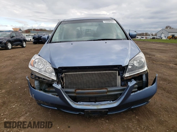 2007 Honda Odyssey EX-L with VIN 5FNRL38777B095914, listed as a Copart auction lot 53208585 with 254,710 mi miles and Salvage Title. Bid and sale history available at carsss.com. Image 5.