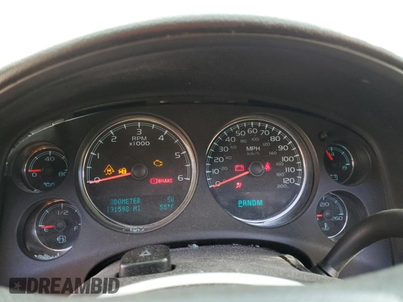 2009 Chevrolet Tahoe 2LT z VIN 1GNFC23099R166302, wystawiony jako Copart lot #57083975 z przebiegiem 191 598 mil mil oraz Szkoda całkowita • Salvage title. Historia ofert i sprzedaży dostępna na DreamBid. Obrazek 9.