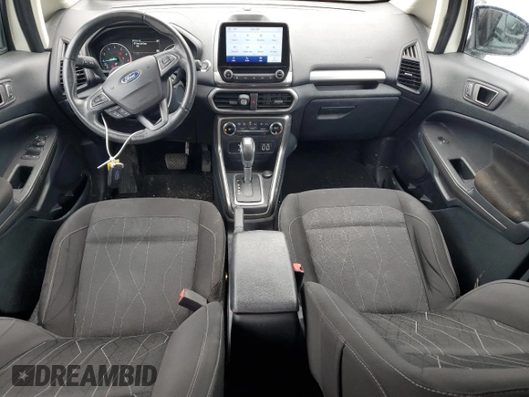 2020 Ford EcoSport SE with VIN MAJ6S3GL3LC388081, listed as a Copart auction lot 47822245 with 90,345 mi miles and Salvage Title. Bid and sale history available at DreamBid. Image 8.