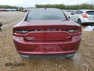 2018 Dodge Charger SXT Plus with VIN 2C3CDXHG8JH203439, listed as a Copart auction lot 43876725 with Not Provided miles and Salvage Title. Bid and sale history available at carsss.com. Image 6.