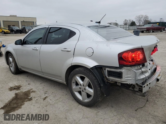 2011 Dodge Avenger Lux with VIN 1B3BD2FGXBN572343, listed as a Copart auction lot 52746035 with Not Provided miles and Salvage Title. Bid and sale history available at carsss.com. Image 2.