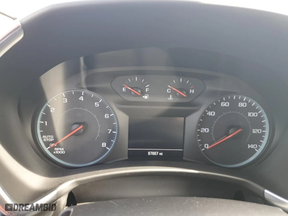 2018 Chevrolet Equinox LT with VIN 2GNAXKEX8J6173041, listed as a Copart auction lot 48753195 with 67,667 mi miles and Clean Title. Bid and sale history available at carsss.com. Image 9.