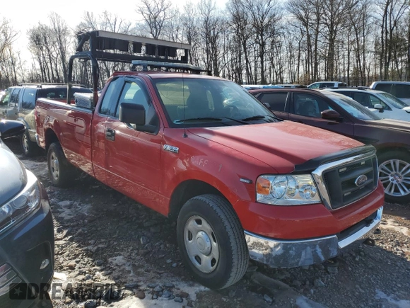 2004 Ford F-150 XL with VIN 1FTRF14W14NA77690, listed as a Copart auction lot 42525055 with 120,688 mi miles and Salvage Title. Bid and sale history available at DreamBid. Image 4.