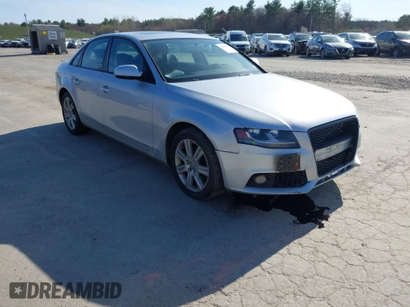 2010 Audi A4 2.0T Premium with VIN WAUBFAFL0AN035377, listed as a IAAI auction lot 42102975 with 149,714 mi miles. Bid and sale history available at carsss.com. Image 1.
