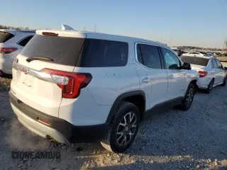 2021 GMC Acadia SLE with VIN 1GKKNKLA1MZ166401, listed as a Copart auction lot 42121285 with 53,959 mi miles and Salvage Title. Bid and sale history available at DreamBid. Image 3.
