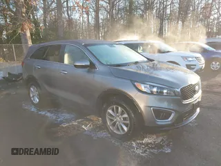 2017 Kia Sorento LX with VIN 5XYPG4A37HG216881, listed as a IAAI auction lot 41180059 with 90,823 mi miles. Bid and sale history available at carsss.com. Image 1.