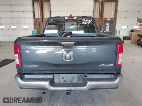 2019 Ram 1500 Big Horn/Lone Star with VIN 1C6RRFFG7KN817483, listed as a IAAI auction lot 40578098 with 81,739 mi miles. Bid and sale history available at carsss.com. Image 16.