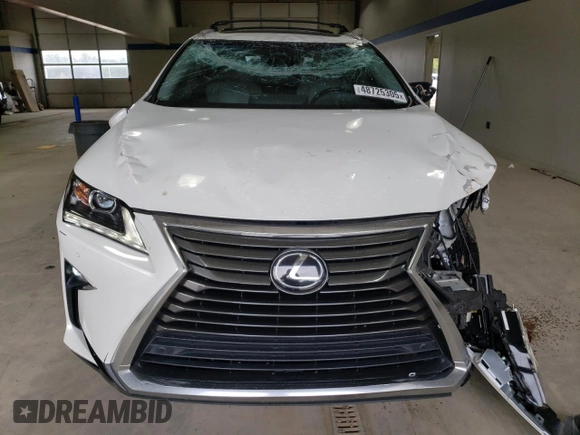 2016 Lexus RX 350 with VIN 2T2BZMCA8GC043085, listed as a Copart auction lot 48725305 with 64,524 mi miles and Salvage Title. Bid and sale history available at DreamBid. Image 5.