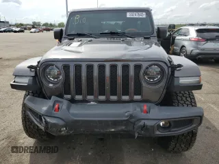2020 Jeep Wrangler Unlimited Rubicon with VIN 1C4HJXFG4LW247603, listed as a Copart auction lot 55247645 with 44,791 mi miles and Salvage title. Bid and sale history available at DreamBid. Image 5.