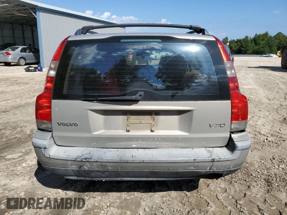 2001 Volvo V70 with VIN YV1SW61R611127879, listed as a Copart auction lot 72769494 with 286,405 mi miles and Salvage Title. Bid and sale history available at carsss.com. Image 6.