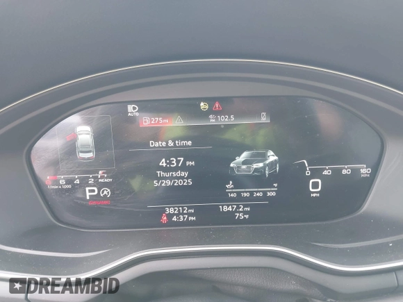 2023 Audi A4 S line Premium Plus z VIN WAUEAAF47PN009534, wystawiony jako IAAI lot #42373621 z przebiegiem 38 212 mil mil oraz . Historia ofert i sprzedaży dostępna na DreamBid. Obrazek 7.