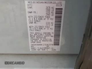2024 Nissan Pathfinder Platinum z VIN 5N1DR3DH6RC259379, wystawiony jako Copart lot #43399045 z przebiegiem 19 750 mil mil oraz Szkoda całkowita • Salvage title. Historia ofert i sprzedaży dostępna na DreamBid. Obrazek 13.