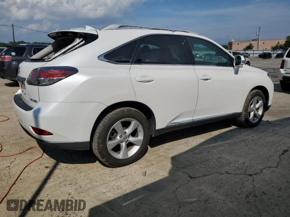 2015 Lexus RX 350 with VIN 2T2BK1BA4FC273676, listed as a Copart auction lot 63409905 with 55,489 mi miles and Salvage title. Bid and sale history available at DreamBid. Image 3.