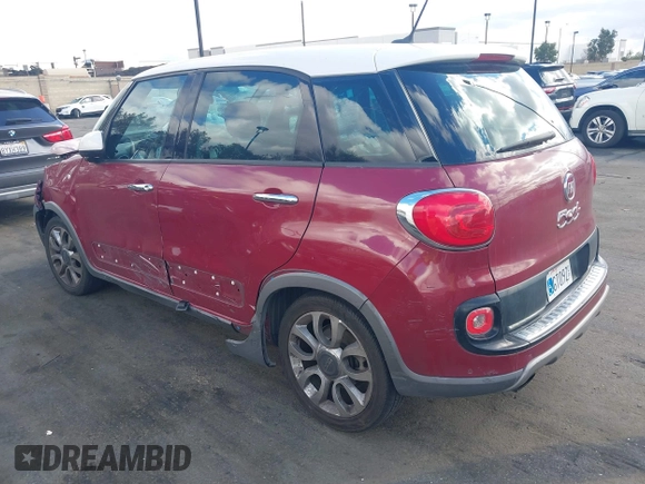 2016 FIAT 500L Trekking with VIN ZFBCFADH4GZ037918, listed as a IAAI auction lot 41436241 with 133,801 mi miles. Bid and sale history available at carsss.com. Image 3.