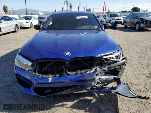 2019 BMW M5 Competition with VIN WBSJF0C53KB446752, listed as a Copart auction lot 37760913 with 34,595 mi miles. Bid and sale history available at carsss.com. Image 5.