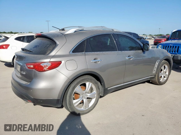 2009 Infiniti FX with VIN JNRAS18U99M104892, listed as a Copart auction lot 66665545 with 284,876 mi miles and Clean title. Bid and sale history available at DreamBid. Image 3.