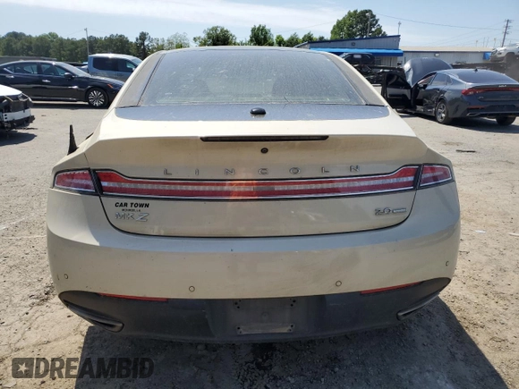 2014 Lincoln MKZ with VIN 3LN6L2G97ER821875, listed as a Copart auction lot 52415175 with 189,544 mi miles and Salvage Title. Bid and sale history available at DreamBid. Image 6.